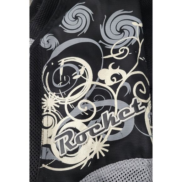 Joe Rocket Womens L Cleo Mesh Motorcycle Jacket Black No Liner Back Pad Only - Picture 6 of 15
